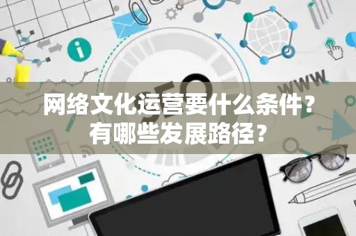 网络文化运营要什么条件？有哪些发展路径？